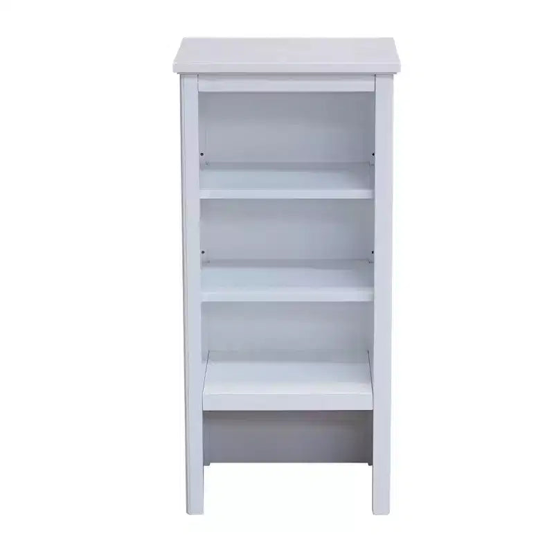Mensola a muro Dorset - Alaterre Furniture: Mobiletto da bagno in legno massello verniciato, ripiani regolabili, 91 cm A x 43 cm L