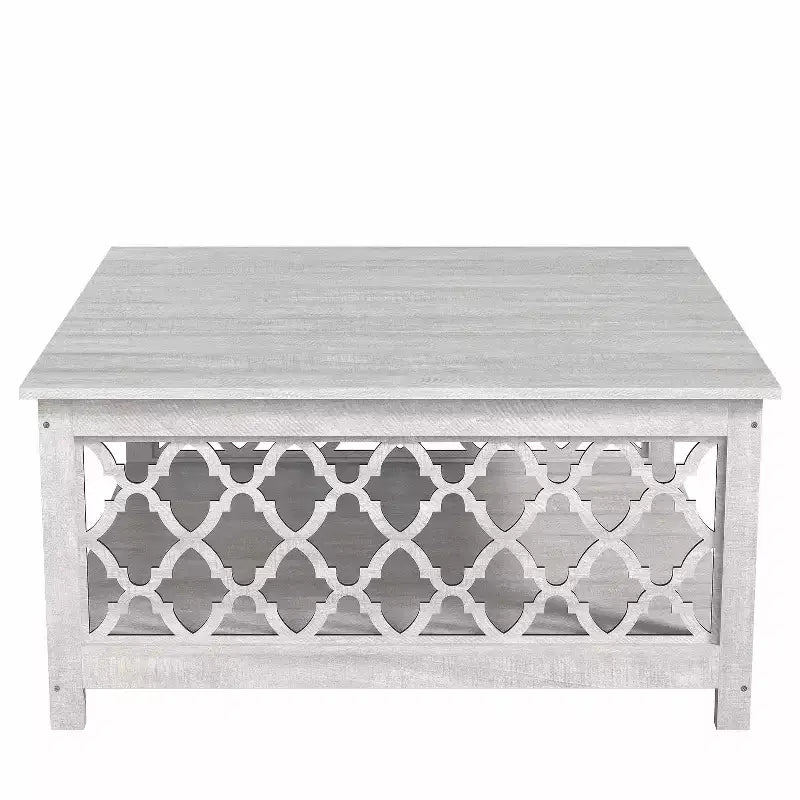 Credenza vintage a 4 ante da 54" con ripiani regolabili, Nera