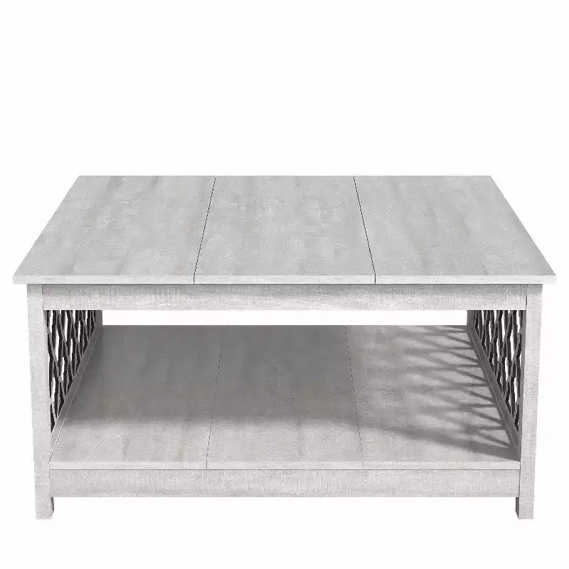 Credenza vintage a 4 ante da 54" con ripiani regolabili, Nera