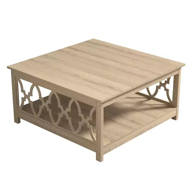 Credenza vintage a 4 ante da 54" con ripiani regolabili, Nera
