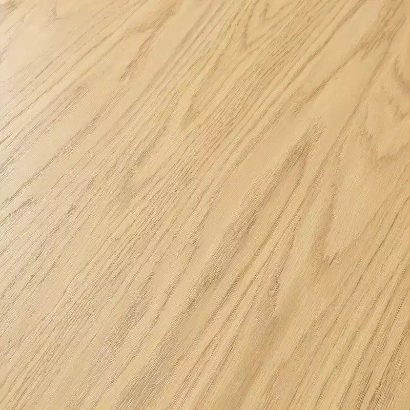 Tavolo da pranzo rotondo in legno massello da 60" per 6-8 persone, base cilindrica, naturale