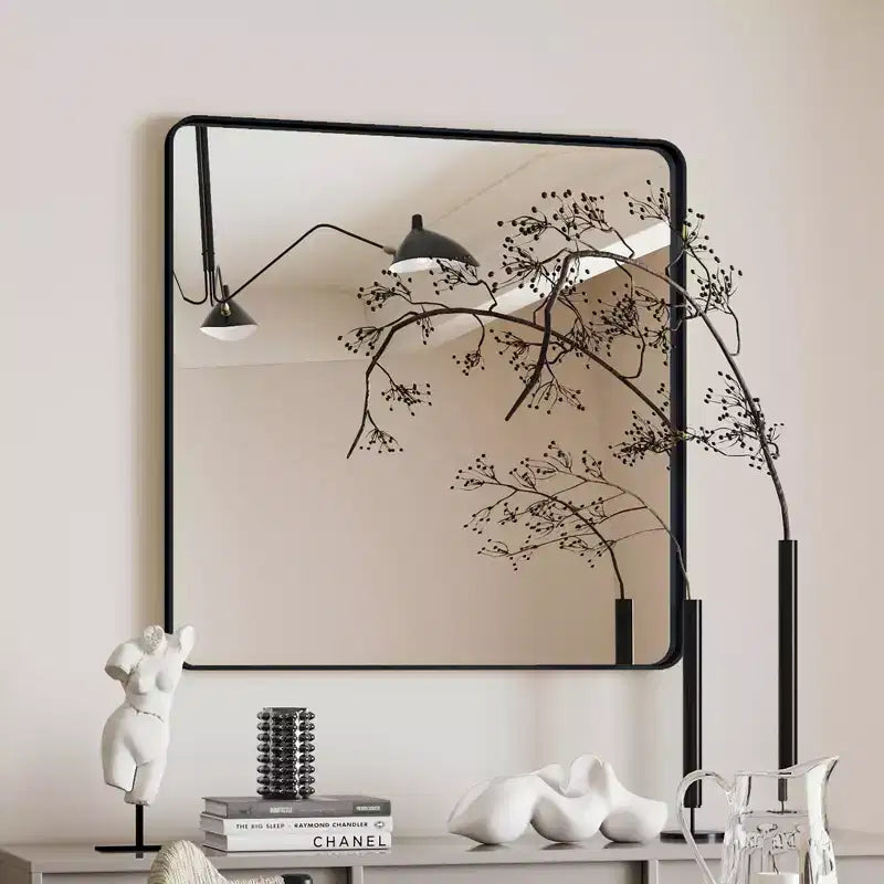 GDFStudio Mariel 36'' Contemporary Square Wall Mirror