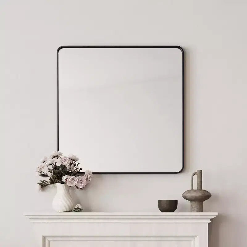 Specchio da parete quadrato contemporaneo 36"