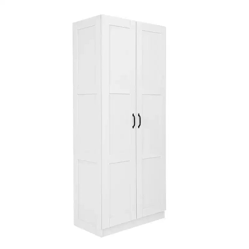 Mobiletto portaoggetti indipendente in legno a 5 ripiani, 76,2 cm L x 180,34 cm A x 40,64 cm P