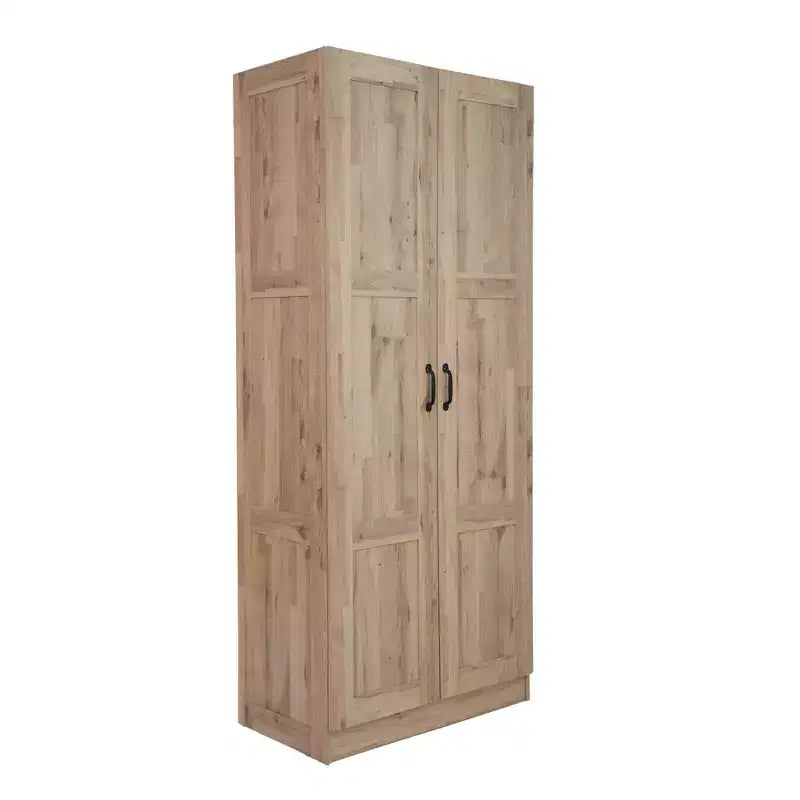 Mobiletto portaoggetti indipendente in legno a 5 ripiani, 76,2 cm L x 180,34 cm A x 40,64 cm P