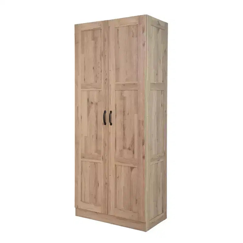 Mobiletto portaoggetti indipendente in legno a 5 ripiani, 76,2 cm L x 180,34 cm A x 40,64 cm P