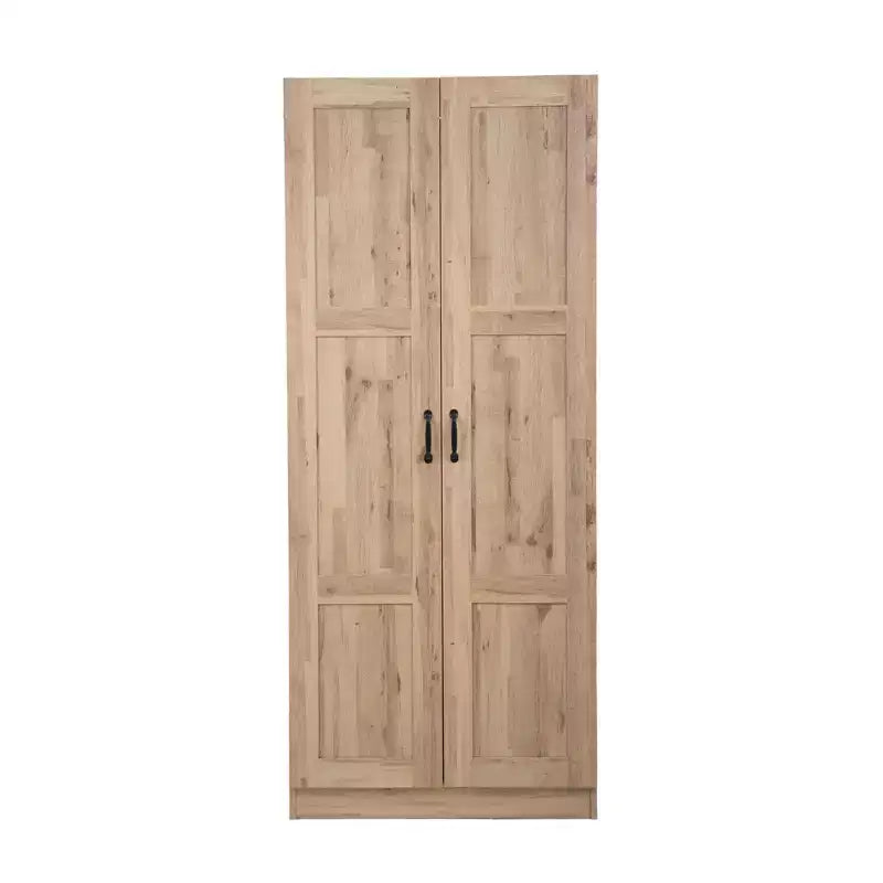 AndMakers 30 in. W x 71 in. H x 16 in. D 5-Shelf Wood Freestanding Cabinet
