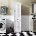 GDFStudio Sabina Modern 70.87'' Tall Laundry Cabinet with 1 Tilt-Out Hamper, 1 Door and 1 Drawer