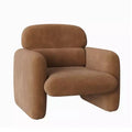 Modern style chair, single lounge chair, wooden frame, ergonomic design, suitable for living room, bedroom, apartment