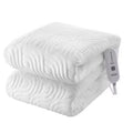 GustoWave Full Heated Mattress Pad - Air Layer Mattress Topper, 18 Deep Pocket Bed Warmer, 54x75