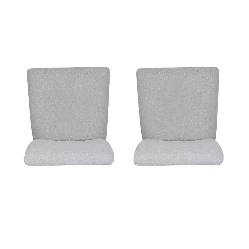 Set di 2 sgabelli da bar girevoli altezza bancone, grigi
